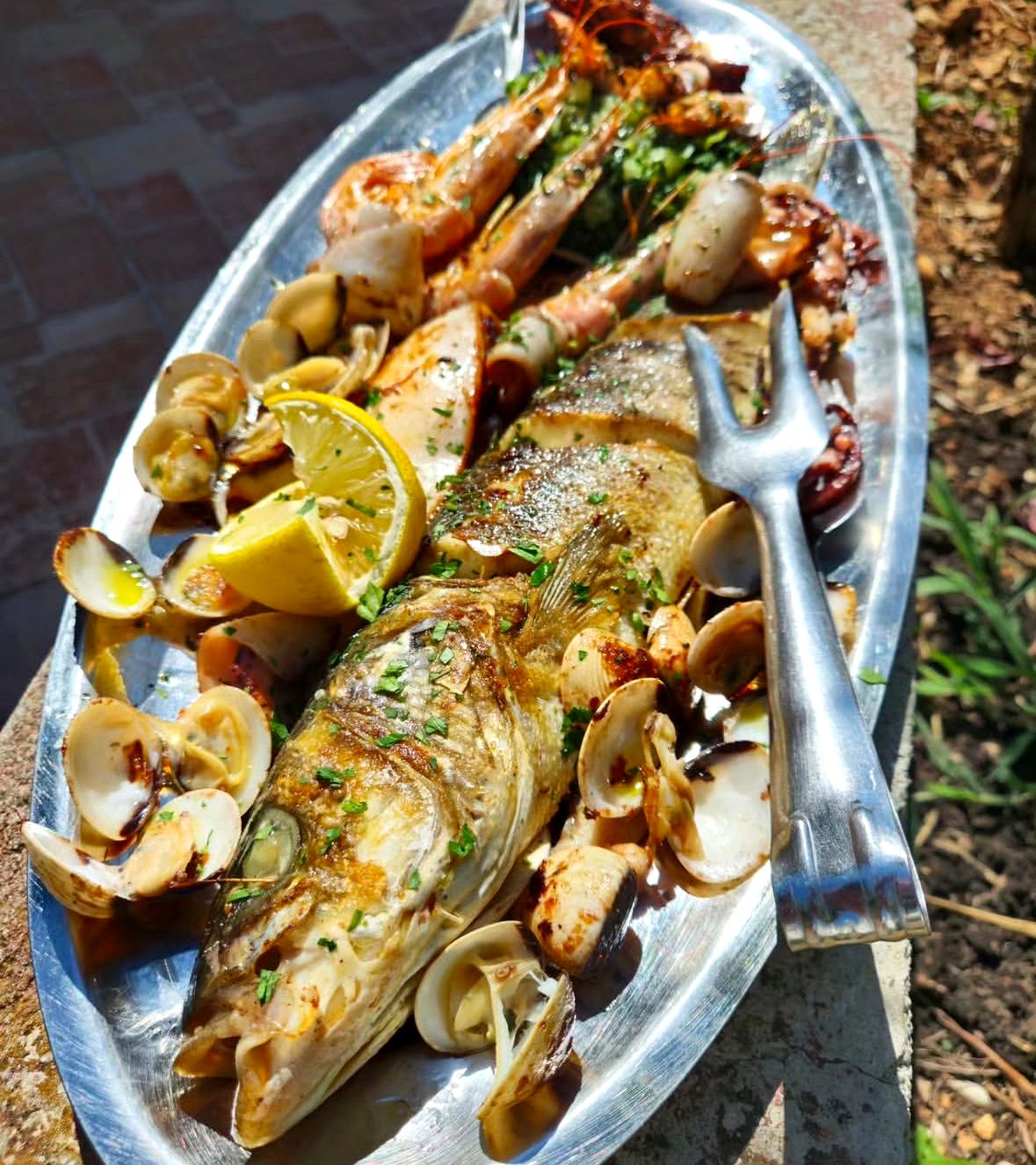 Riba i plodovi mora s roštilja / Grilled fish and shellfish